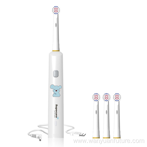 Rotary automatic rechargeable electric toothbrush